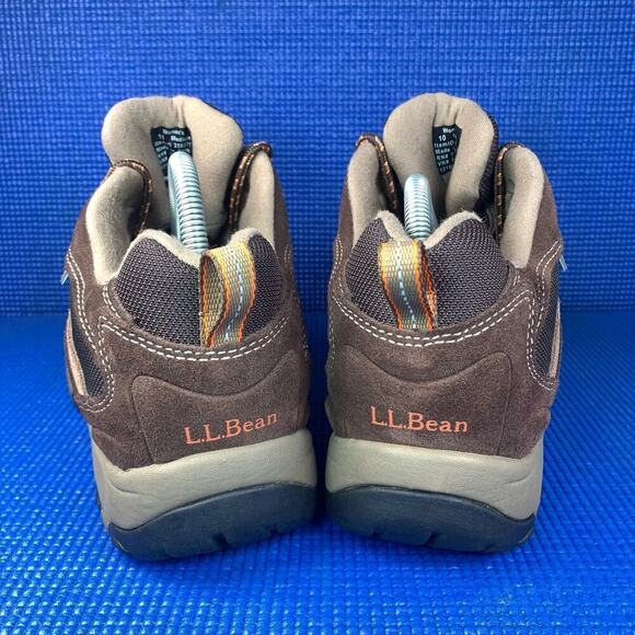 🔴 L.L BEAN TEK 2.5 WATERPROOF Women's Size 10 Brown Hiking Boots 258271 - Picture 4 of 8
